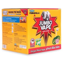 Combo 6 Hộp Nhang muỗi Jumbo Vape hương Hoa Lài  Mỗi Hộp 50 Khoanh (Trừ muỗi sốt xuất huyết) 4