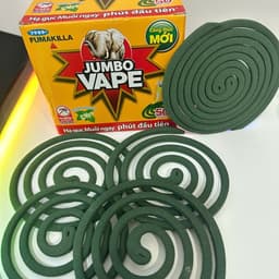 Combo 6 Hộp Nhang muỗi Jumbo Vape hương Hoa Lài  Mỗi Hộp 50 Khoanh (Trừ muỗi sốt xuất huyết) 6