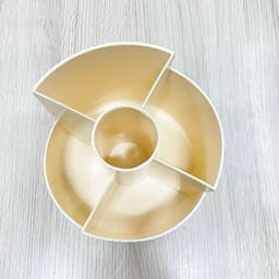 Kệ đựng (mỹ Phẩm/ Bút) Nhựa 5 Ngăn Xoay 360 độ 4