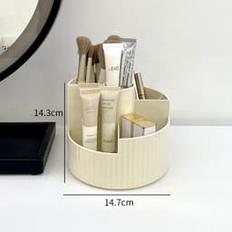Kệ đựng (mỹ Phẩm/ Bút) Nhựa 5 Ngăn Xoay 360 độ 2