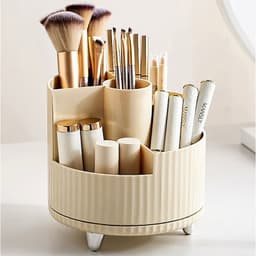 Kệ đựng (mỹ Phẩm/ Bút) Nhựa 5 Ngăn Xoay 360 độ 9