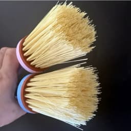 Chổi cọ quét bụi rửa chén đa năng 1827 (7x21cm) và Bộ chổi + ki hốt rác mini (loại rẻ)/ Chà Nồi Xoong inox 21cm. LMS 3