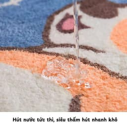 Thảm Chân Giường Lông Cừu Cashmere Pom/ Hình Thú và Thảm Chân 3D Hình Thú (Dạng Lông Cừu) 2