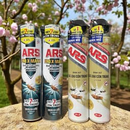 Combo 6 Bình Xịt Côn Trùng ARS Hương Không Mùi Và Không Mùi ProX Công Nghệ Nhật Bản 500ml và 600ml 1