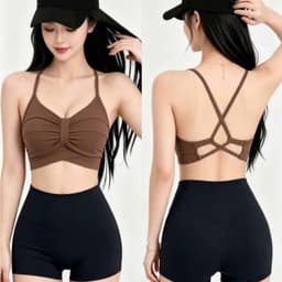 Bộ tập Gym, Yoga, Erobic cho nữ chất LuLu hàng Quảng Châu cao cấp BT908 6