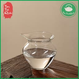 Tống trà thủy tinh chịu nhiệt dáng bầu miệng rót 200ml 3