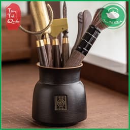Bộ 6 dụng cụ pha trà, trà cụ kèm bình đựng men quặng thô 3