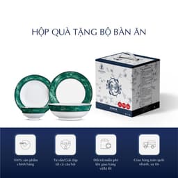 Bộ Chén Dĩa Gốm Sứ Cao Cấp Minh Long -  Jasmine  -  Thạch Vân 5