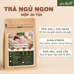 Combo Trà tâm sen tứ vị, túi thơm thảo mộc hỗ trợ ngủ ngon, an thần, sâu giấc, người mất ngủ lâu năm 2