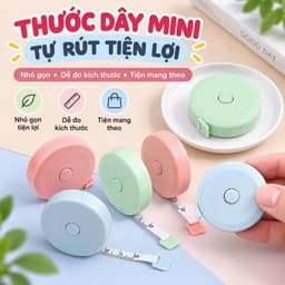 Thước dây tròn trơn màu 150cm 1