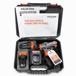 Máy Chuyên Bắn Vít Có Búa HUKAN G1-V140BL, Lực Siết 140Nm 3 Tốc Độ, Động Cơ Không Chổi Than 9