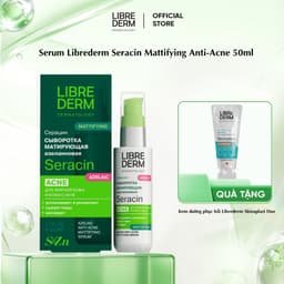 Serum Librederm Seracin Mattifying Anti-Acne Serum hỗ trợ kiềm dầu, giảm mụn, mờ thâm 50ml 1