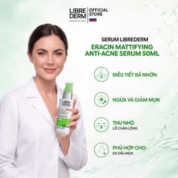 Serum Librederm Seracin Mattifying Anti-Acne Serum hỗ trợ kiềm dầu, giảm mụn, mờ thâm 50ml 3