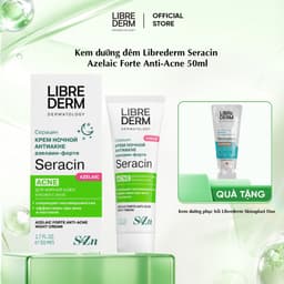 Kem dưỡng đêm Librederm Seracin Azelaic Forte Anti-Acne hỗ trợ giảm mụn, mờ thâm 50ml 1