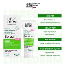 Kem dưỡng đêm Librederm Seracin Azelaic Forte Anti-Acne hỗ trợ giảm mụn, mờ thâm 50ml 2