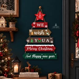 Bảng treo gỗ Giáng sinh trang trí noel, homestay, cà phê........ tặng kèm đinh 3 chân 2