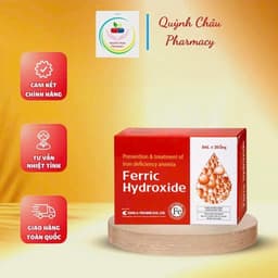 Ferric Hydroxide Sắt 5ml x 20 Ống – Dung Dịch Sắt Uống Cho Người Lớn & Trẻ Em - Hộp 20 ống 1