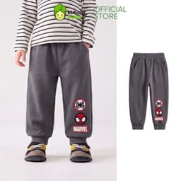 [10-29KG] Quần Dài Jogger Nỉ 2 Da Dày Dặn Giữ Nhiệt Cho Bé Trai KIMCHIBABY Họa Tiết Siêu Anh Hùng Mặc Thu Đông QN601 9