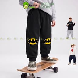 [10-29KG] Quần Dài Jogger Nỉ 2 Da Dày Dặn Giữ Nhiệt Cho Bé Trai KIMCHIBABY Họa Tiết Siêu Anh Hùng Mặc Thu Đông QN601 2