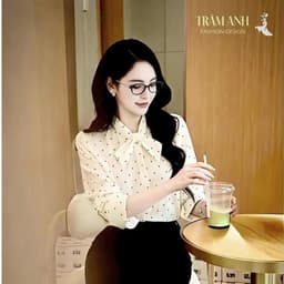 thời trang công sở-sơ mi  công sở thanh lịch, mang đến vẻ ngoài chuyên nghiệp nhưng vẫn nữ tính. 3