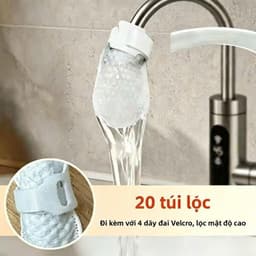 Combo 50 Túi Lọc Vòi Nước Đa Năng Bông Mềm, Lắp Đặt Dễ Dàng 4