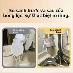 Combo 50 Túi Lọc Vòi Nước Đa Năng Bông Mềm, Lắp Đặt Dễ Dàng 6