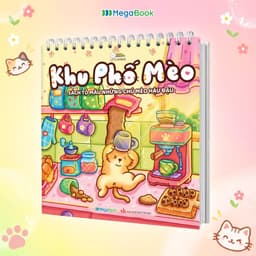 Sách Khu Phố Mèo - Sách tô màu những chú mèo hậu đậu 1