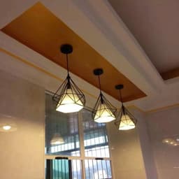 Đèn thả kim cương, đèn thả trần trang trí bàn ăn, bếp, quán cafe, đèn decor nhà cửa tặng kèm bóng 8