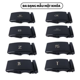 Thắt lưng nam PG khóa tự động, dây lưng khóa con lăn mặt kính sáng bóng A10L083C 4