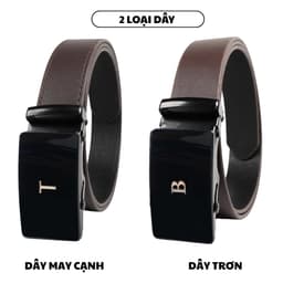 Thắt lưng nam PG khóa tự động, dây lưng khóa con lăn mặt kính sáng bóng A10L083C 3