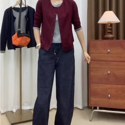 MẬP STYLE (47-90 KG) QUẦN HẢI LAM, CHẤT JEAN LỤA, LƯNG CAO, LƯNG THUN, FORM SUÔNG DỂ MẶC 5