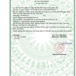 Koras Choles hỗ trợ tiêu giảm mỡ máu, ngăn ngừa sơ vữa động mạch với lá sen, men gạo đỏ - 30 viên 5