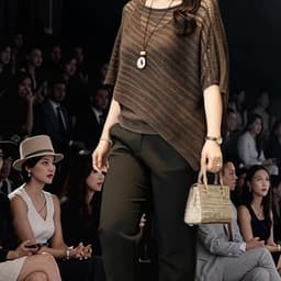 (47-90 KG) ÁO NÂU PONCHO, CHẤT COTTON PHỐI LƯỚI, FORM CÁNH DƠI, NĂNG ĐỘNG, KÍN ĐÁO 4