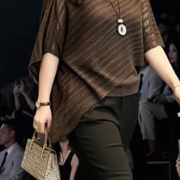 (47-90 KG) ÁO NÂU PONCHO, CHẤT COTTON PHỐI LƯỚI, FORM CÁNH DƠI, NĂNG ĐỘNG, KÍN ĐÁO 3