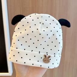 Mũ che thóp cotton cao cấp cho bé sơ sinh 0-3 tháng mềm mịn, thoáng mát - MUG02 7