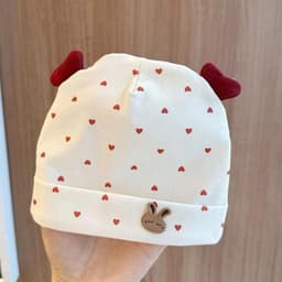 Mũ che thóp cotton cao cấp cho bé sơ sinh 0-3 tháng mềm mịn, thoáng mát - MUG02 5