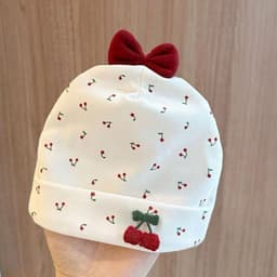 Mũ che thóp cotton cao cấp cho bé sơ sinh 0-3 tháng mềm mịn, thoáng mát - MUG02 6