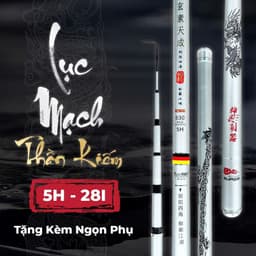 Cần Câu Tay Lục Mạch Thần Kiếm 5H Cacbon Cao Cấp 1