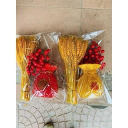 séc bình kèm hoa hình túi tiền chiêu tài lộc 7