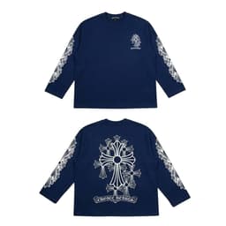 Áo thun dài tay thánh giá thập tự longsleve CHORME HEARTS nam nữ boxy long tee form rộng tập training thể thao AM108 7