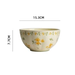Bộ Bát Đĩa Tô Chén Ăn Cơm Họa Tiết Hoa Mai Vàng 19 Chi Tiết Gốm Sứ Bát Tràng Cao Cấp Sang Trọng Cho Gia Đình  M86 7