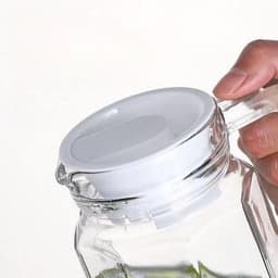 Bình Nước Thủy Tinh Cao Cấp 1.8L – Bình Đựng Nước Trái Cây Có Nắp, Quai Cầm Chắc Tay, Họa Tiết Sang Trọng 4