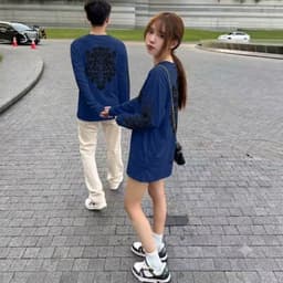 Áo thun phông dài tay KIẾM Đen thánh giá thập tự CHOICE HEARTS l66 nam nữ boxy long tee form rộng kiểu đẹp y2k AM117 2