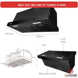 Máy hút mùi KOCHER TURBO X-350D | X-350T 7