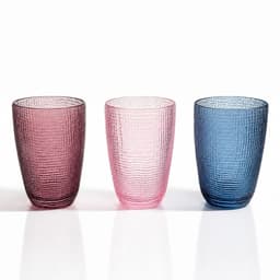 Bộ 6 Ly Thủy Tinh Vân Lưới Cao Cấp 340ML, Cốc Uống Nước Sang Trọng Nhiều Màu, Dùng Gia Đình Văn Phòng Quà Tặng 7