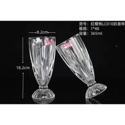 Combo 6  ly thủy tinh đựng sinh tố 369ml LOẠI 1 ,DUNG TÍCH 370ML BAO BÙ BỂ VỠ MC32 8