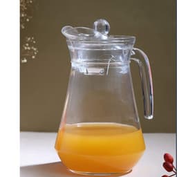 Bình ca thủy tinh trơn đựng nước 1500ml  3