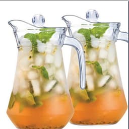 Bình ca thủy tinh trơn đựng nước 1500ml  4