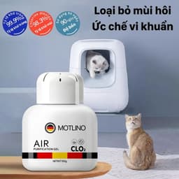 Gel Khử Mùi Thú Cưng MOTLINO 150g – Khử Mùi Nước Tiểu Chó Mèo, Loại Bỏ Mùi Hôi, Ức Chế Vi Khuẩn Lâu Dài 2