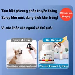 Gel Khử Mùi Thú Cưng MOTLINO 150g – Khử Mùi Nước Tiểu Chó Mèo, Loại Bỏ Mùi Hôi, Ức Chế Vi Khuẩn Lâu Dài 4